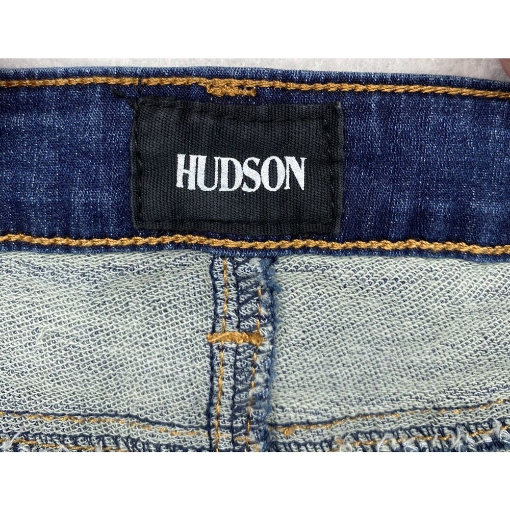 Hudson Boys Size 14 Dark Wash Stretch Skinny Jeans Denim Pants Blue Youth Kids - Picture 7 of 11